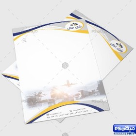 تصویر طرح سربرگ بازرگانی 