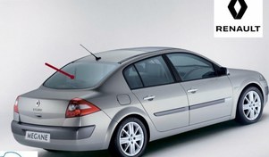 تصویر شیشه عقب رنو مگان 