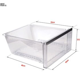 تصویر کشو یخچال فریزر 1013 