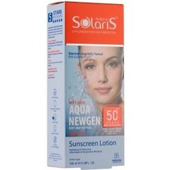 تصویر لوسیون ضد آفتاب آردن مدل Aqua Newgen با +SPF50 مناسب انواع پوست حجم 100 میل Ardene Solaris Sunscreen Lotion Aqua Newgen 