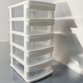 تصویر دراور ۵ کشو نازکالا از جنس پلاستیک 