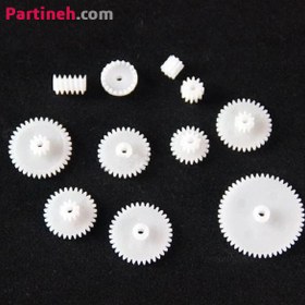 تصویر مجموعه 11 عددی انواع چرخدنده پلاستیکی ا 11 Different kinds of Gears DIY Making bag 11 Different kinds of Gears DIY Making bag