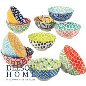 تصویر سوپ خوری رنگی دنی هوم (پک۱۰ تایی) 