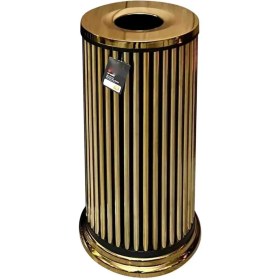 تصویر سطل 30 لیتری لوکس LX 30 استیل نقره ای 