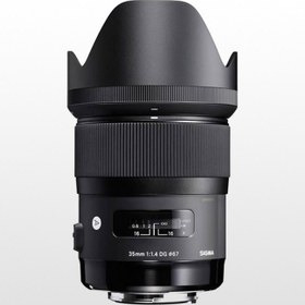 تصویر لنز Sigma 35mm F1.4 Art DG HSM برای Canon ا Sigma 35mm F1.4 Art DG HSM Lens for Canon, Black, 3.7 x 3.03 x 3.03 (340101) Sigma 35mm F1.4 Art DG HSM Lens for Canon, Black, 3.7 x 3.03 x 3.03 (340101)