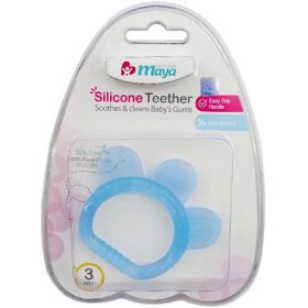 تصویر دندانگیر سیلیکونی طرح پنجه Maya Medical Teether code:4542