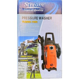 تصویر کارواش خانگی 100 bar برند stream Pressure Washer YLQ26S-100C