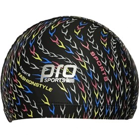 تصویر کلاه شنا پرو اسپورتز مدل PU پارچه ای 