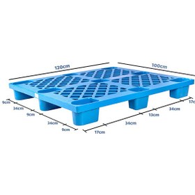 تصویر پالت پلاستیکی کد ۲۰ pallet-plastic