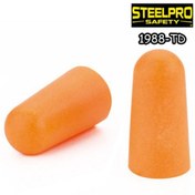 تصویر پک 100 تایی گوشی ایمنی ایرپلاگ اسفنجی SteelPro Safety مدل Ear Max (کد TD-1988) 