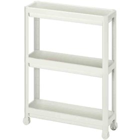 تصویر قفسه چرخ دار مخصوص حمام ایکیا VESKEN IKEA ا IKEATrolley white54x18x71 cm IKEATrolley white54x18x71 cm