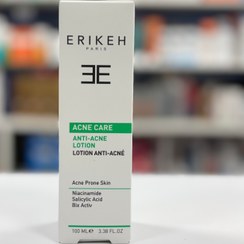 تصویر لوسیون ضد جوش اریکه 100 میلی لیتر وسیون سبک با سالیسیلیک اسید، کاهش جوش و پاکسازی منافذ مناسب پوست‌های چرب و مستعد آکنه برای روتین شبانه