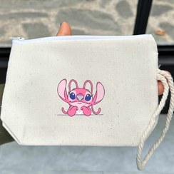 تصویر کیف استیچ صورتی کوچک (آنجل) bag stitch (angel)