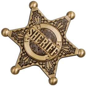 تصویر اسپینر فلزی شش پره‌ ای Fidget Spinner Sheriff 