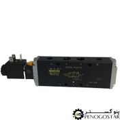 تصویر شیر برقی پنوماتیک 1/4*5/2 تک بوبین ویرکام (WAIRCOM) 