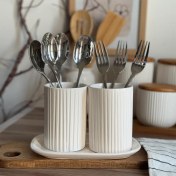 تصویر جاقاشق چنگالی دوقلو 