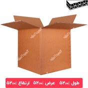 تصویر کارتن 5 لایه آکبند 52-52-52 cardboard-box-52-52-52