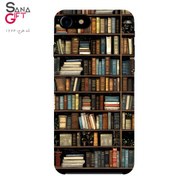 تصویر قاب موبایل طرح کتابخانه 