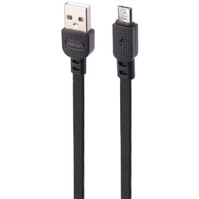 تصویر کابل میکرو یو اس بی فست شارژ Hatron HC138M 2.4A 1m Hatron HC138M 2.4A 1m MICROUSB FAST CHARGING DATA CABLE