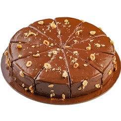 تصویر کیک فندقی ۱۰ برش 