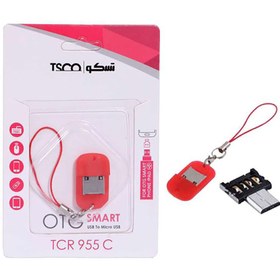 تصویر مبدل OTG microUSB تسکو مدل Tsco TCR 955C 