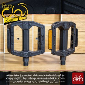 تصویر پدال رکاب دوچرخه HF-902P پهن پلاستیکی OK Bicycle Pedal HF-902P 