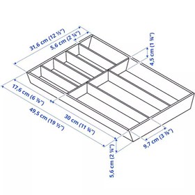 تصویر جا قاشقی ایکیا مدل UPPDATERA IKEA UPPDATERA Cutlery tray, light bamboo