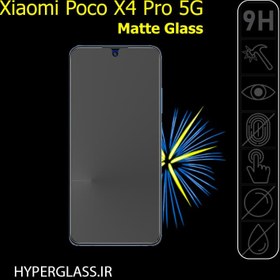 تصویر گلس تمام صفحه شیائومی Poco X4 Pro 5G Xiaomi Poco X4 Pro 5G Full Cover Glass Screen Protector