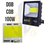 تصویر چیپ 100 وات پروژکتوری 106*106 برق مستقیم cob 100w 220V 