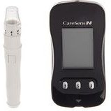 تصویر دستگاه تست قند خون کرسنس مدل IS643212-R به همراه قلم لانست زن 