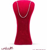 تصویر زنجیر نقره زنانه طرح ونیزی ایرانی ۱.3mm 