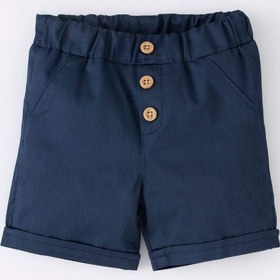 تصویر شلوارک بافتنی معمولی پسرانه برند Defacto BabyBoy Regular Fit Woven Short