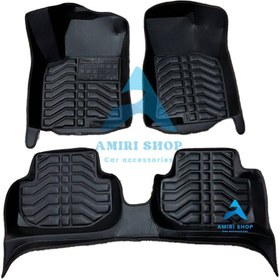 تصویر کفپوش پنج بعدی بسترن B30 رنگ مشکی برند ULTIMATE 