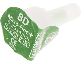 تصویر سوزن قلم انسولین بی دی 4 میلی متر بسته 100 عددی 5mm insulin needle (BD)