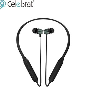 تصویر هندزفری بلوتوثی و رم خور دورگردنی CELEBRAT A22 CELEBRAT A22 In-Ear Bluetooth HandsFree