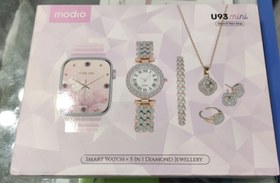 تصویر ساعت هوشمند 3 بند مدل U93 Mini برند modio + ارسال رایگان Smart Watch U93 Mini Brand modio