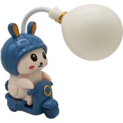 تصویر چراغ مطالعه طرح خرگوش موتورسوار 