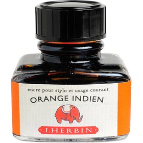 تصویر جوهر خودنویس هربین 30ml Indian Orange 