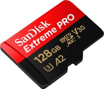 تصویر مموری سندیسک پرو 128 گیگابایت / sandisk 128GB extreme pro 