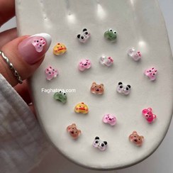 تصویر پیکسل ناخن ۱۰ عددی عروسکی و متنوع 