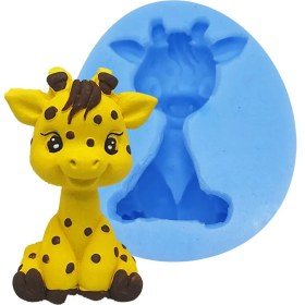 تصویر قالب سیلیکونی زرافه کیوت 