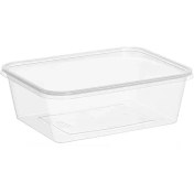 تصویر ظرف مایکروویوی طب پلاستیک ۱۵۰۰cc تعداد ۲۰۰ عدد 