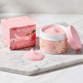 تصویر اسکراب صورت هلو 