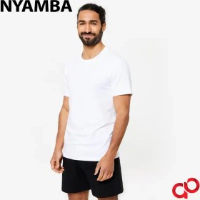 تصویر تی شرت ورزشی مردانه دکتلون NYAMBA مدل Fitness 100 