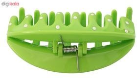 تصویر کلیپس مو مدل S101 رنگ سبز 