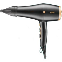 تصویر سشوار حرفه‌ای وی جی آر مدل V-462 با موتور AC و دیسپانسر 