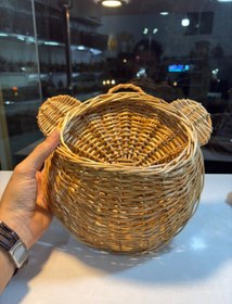 تصویر دیوارکوب حصیری مدل تدی 