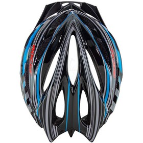 تصویر کلاه دوچرخه سواری راکی مدل اچ بی 31 مشکی آبی Rocky Bicycle Helmet HB31 M 58-61cm Blue White 