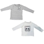تصویر تی شرت آستین بلند نوزادی لوپیلو مدل lan789 مجموعه 2 عددی 