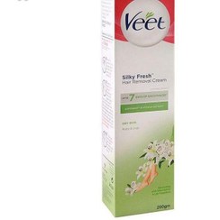 تصویر کرم موبر بدن ویت Veet برای پوست های خشک و حساس حجم 100 میلی 